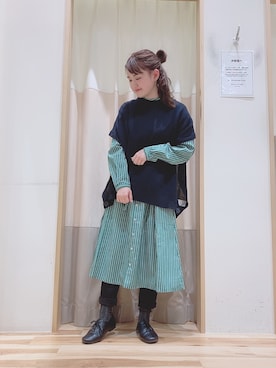 ニシザワ◎さん（レディース・156cm）の春コーディネート