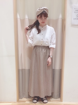 ニシザワ◎さん（レディース・156cm）の夏コーディネート