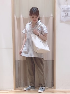 ニシザワ◎さん（レディース・156cm）の夏コーディネート