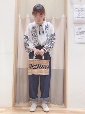 ニシザワ◎さん(レディース・156cm)の夏コーディネート