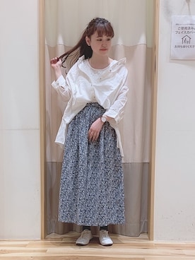 ニシザワ◎さん（レディース・156cm）の夏コーディネート