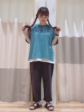 ニシザワ◎さん（レディース・156cm）の夏コーディネート