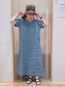 ニシザワ◎さん（レディース・156cm）の夏コーディネート