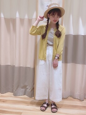 ニシザワ◎さん（レディース・156cm）の夏コーディネート