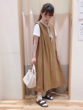 ニシザワ◎さん（レディース・156cm）の夏コーディネート