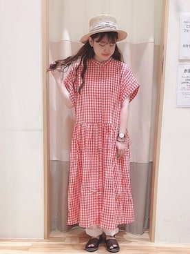 ニシザワ◎さん（レディース・156cm）の夏コーディネート