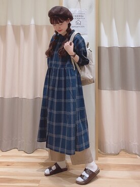 ニシザワ◎さん（レディース・156cm）の夏コーディネート