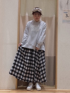 ニシザワ◎さん（レディース・156cm）の春コーディネート