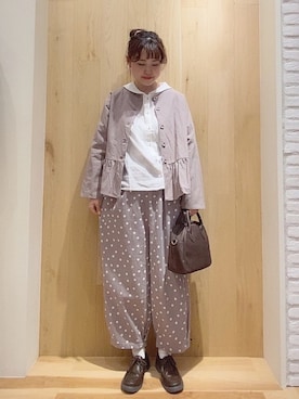 ニシザワ◎さん（レディース・156cm）の春コーディネート