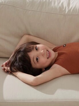 「无印良品」｜YiLangさん（キッズ・120cm）の夏コーディネート
