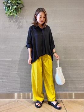 「涼しくて軽い「涼・軽パンツ」」｜anri5971さん（レディース・161cm）の夏コーディネート