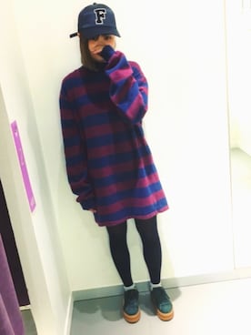 「FentyPumaByRihanna」｜7070さん（レディース・162cm）の秋コーディネート