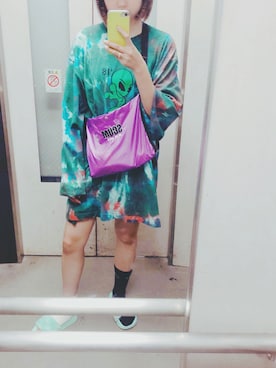 「FentyPumaByRihanna」｜7070さん（レディース・162cm）の夏コーディネート