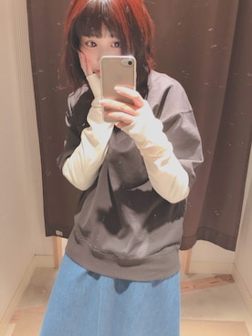 「RICK OWENS」｜「アイテム（スカート）」を使った、7070さん（レディース・162cm）の春コーディネート