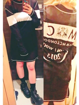 「UNIF（ユニフ）のアイテム（ブーツ）」を使った、7070さん（レディース・162cm）の夏コーディネート