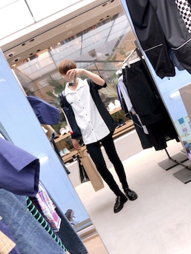 「韓国好きな人と繋がりたい」｜ユーさん（メンズ・175cm）の夏コーディネート