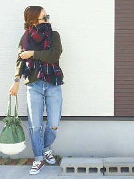 amoriaさん（レディース・152cm）の冬コーディネート