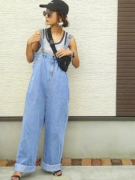 「だぼだぼ」｜「アイテム（アクセサリー）」を使った、amoriaさん（レディース・152cm）の夏コーディネート