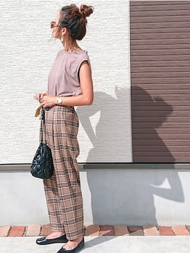 「ジーユー」｜amoriaさん（レディース・152cm）の秋コーディネート