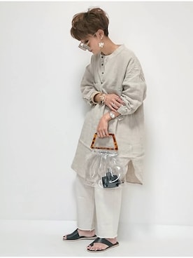「リエディ」｜「アイテム（その他）」を使った、amoriaさん（レディース・152cm）の春コーディネート