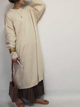 「ゆるずる」｜amoriaさん（レディース・152cm）の冬コーディネート