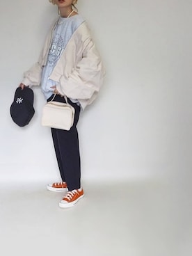 「NY」｜amoriaさん（レディース・152cm）の春コーディネート