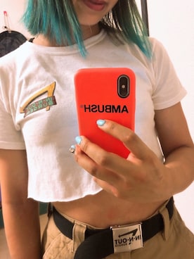 「AMBUSH（アンブッシュ）のアイテム（その他）」を使った、Midoriさん（レディース・165cm）の夏コーディネート