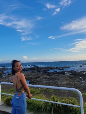 「Abercrombie&Fitch（アバークロンビーアンドフィッチ）のアイテム（水着/着物・浴衣）」を使った、Midoriさん（レディース・165cm）の秋コーディネート