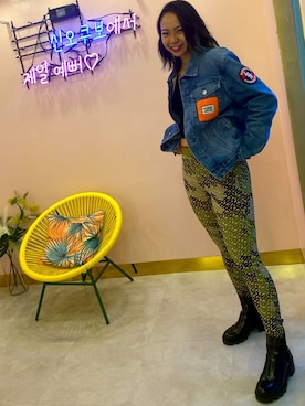 「バーバリー」｜「アイテム（スーツジャケット）」を使った、Midoriさん（レディース・165cm）の秋コーディネート