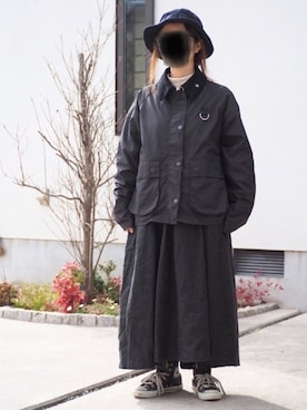 「UNIQLOU」｜「アイテム（ブルゾン）」を使った、haruaya77さん（レディース・154cm）の冬コーディネート