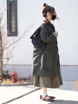 「TIGORA（ティゴラ）のアイテム（ワンピース/ドレス）」を使った、haruaya77さん（レディース・154cm）の春コーディネート