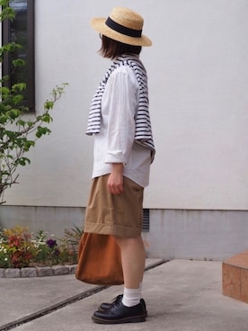 「LOLO（ロロ）のアイテム」を使った、haruaya77さん（レディース・154cm）の春コーディネート