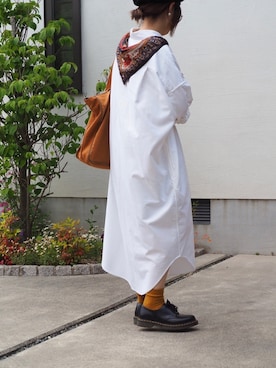 「THE SHINZONE（ザ　シンゾーン）のアイテム（ワンピース/ドレス）」を使った、haruaya77さん（レディース・154cm）の春コーディネート