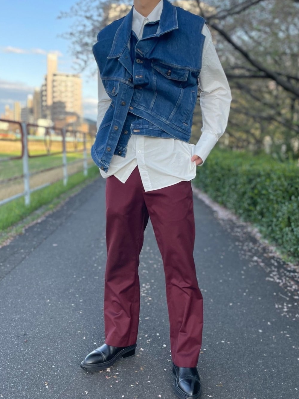 Jieda（ジエダ）の「2020秋冬 GABARDINE FLARE SLACKS（スラックス