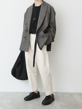 「CRAMSHELL（クラムシェル）のアイテム（ショルダーバッグ）」を使った、ATTACHMENT_22さん（メンズ・173cm）の秋コーディネート