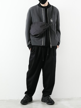 「おとなコーデ」｜「アイテム（ブルゾン）」を使った、ATTACHMENT_22さん（メンズ・173cm）の冬コーディネート