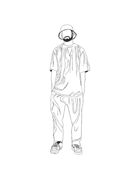「BASISBROEK（バシスブルック）のアイテム（パンツ）」を使った、YKZさん（メンズ・180cm）の夏コーディネート
