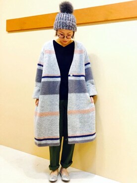 「LBC（エルビーシー）のアイテム（その他アウター）」を使った、KAOさん（レディース・164cm）の秋コーディネート