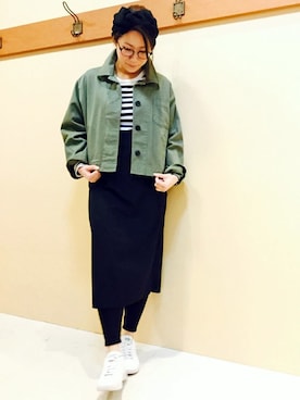 「LBC（エルビーシー）のアイテム（ジャケット/アウター）」を使った、KAOさん（レディース・164cm）の冬コーディネート