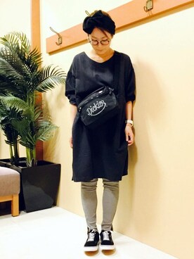 「LBC（エルビーシー）のアイテム（ワンピース/ドレス）」を使った、KAOさん（レディース・164cm）の秋コーディネート