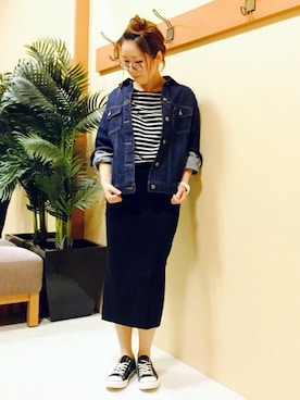 「LBC（エルビーシー）のアイテム（ジャケット/アウター）」を使った、KAOさん（レディース・164cm）の秋コーディネート