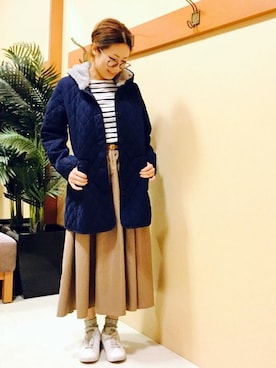 「LBC（エルビーシー）のアイテム（その他アウター）」を使った、KAOさん（レディース・164cm）の秋コーディネート
