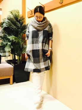 「LBC（エルビーシー）のアイテム（ワンピース/ドレス）」を使った、KAOさん（レディース・164cm）の秋コーディネート