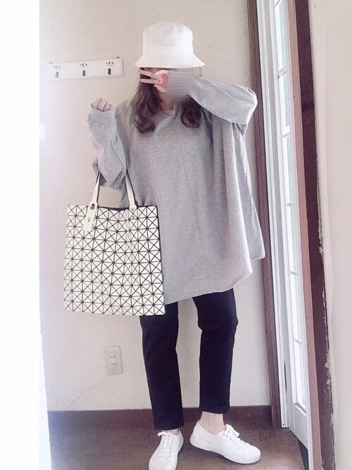 Tomo Bao Bao Issey Miyakeのトートバッグを使ったコーディネート Wear