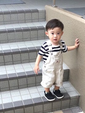 「ピクサー展」｜yuyuさん（キッズ・80cm）の夏コーディネート