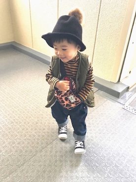 「オシャレパッソ」｜yuyuさん（キッズ・80cm）の秋コーディネート