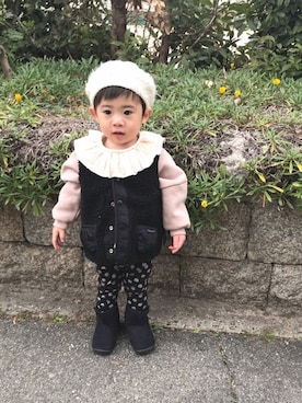 yuyuさん（キッズ・80cm）の冬コーディネート