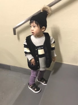 yuyuさん（キッズ・80cm）の冬コーディネート