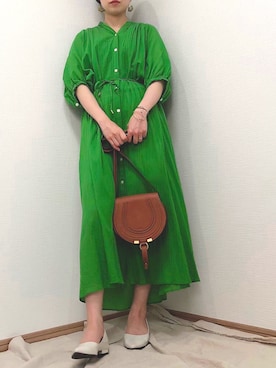 「小柄女子」｜Shinoさん（レディース・148cm・20代）の夏コーディネート