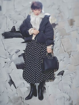「GORGE（ゴージ）のアイテム（ワンピース/ドレス）」を使った、maiko☆さん（レディース・160cm）の冬コーディネート